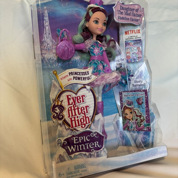 Madeline Hatter Ever After High Epic Winter Doll - Picture 2 of 11